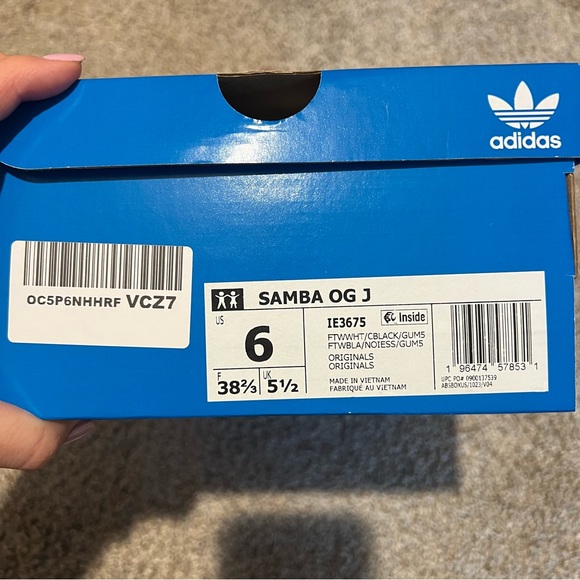 Adidas Samba OG Cloud Shoes Women’s 7.5/youth 6 - Picture 5 of 5
